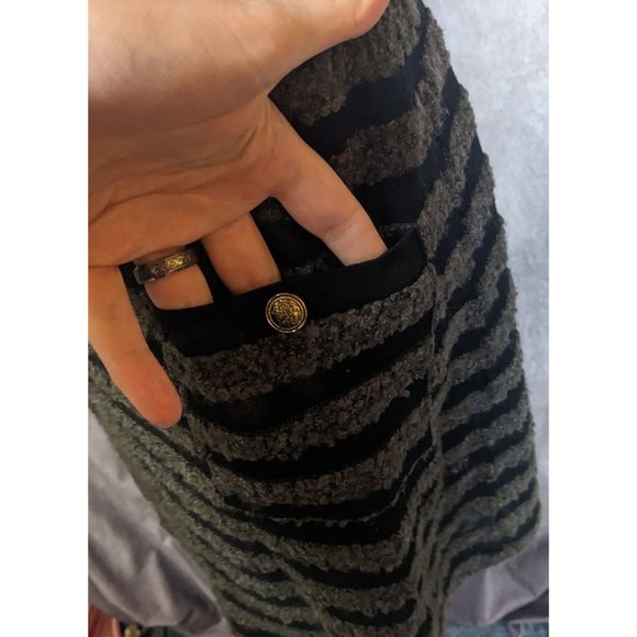 Monteau Striped Gothic Mod Dress - Picture 8 of 15